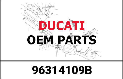 DUCATI純正 SILENCER CARBON R.H. | 96314109B