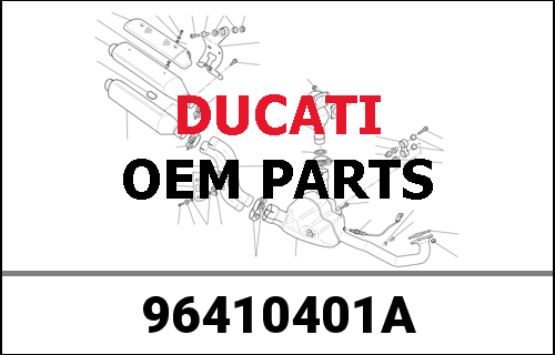 DUCATI純正 HOMOLOGATED COMPLETE LOWER SIL. | 96410401A