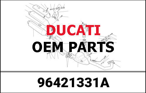 DUCATI純正 COMPLETE RACING SILENCER | 96421331A