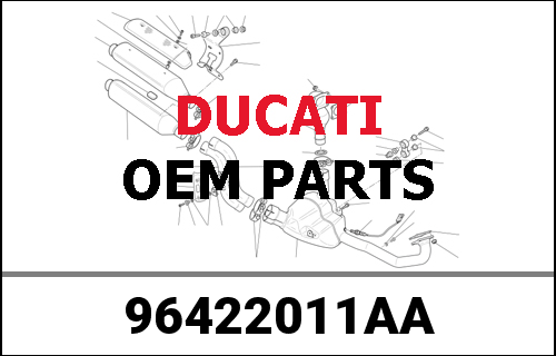 DUCATI純正 FINISHED COMPLETE SILENCER | 96422011AA