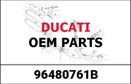 DUCATI純正 AKRAPOVIC Titanium full exhaust system | 96480761B