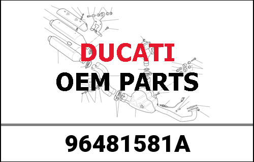 DUCATI純正 RACING COMPLETE EXHAUST SYSTEM 1309 | 96481581A