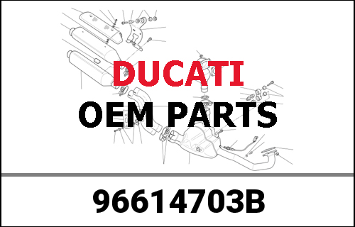 DUCATI純正 HARDWARE KIT FOR LUGGAGE RACK | 96614703B