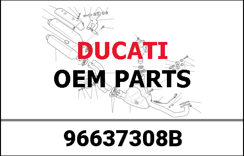 DUCATI純正 SUPPORTO LASTRA PORTATARG.SBK | 96637308B