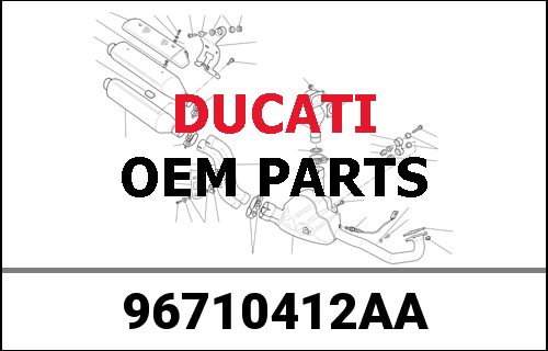 DUCATI純正 RH PANNIER SUPPORT PLATE | 96710412AA