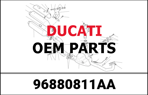 DUCATI純正 RH HANDLEBAR REAR-VIEW MIRROR SET SCR | 96880811AA