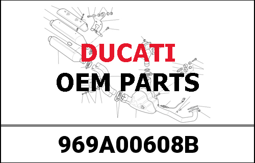 DUCATI純正 SUPPORTO TARGA CARB.HYM | 969A00608B