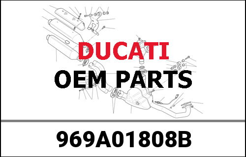 DUCATI純正 SUPPORTO TARGA CARB.SBK | 969A01808B