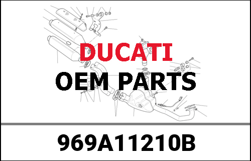 DUCATI純正 LH routing plexiretaining bracket | 969A11210B