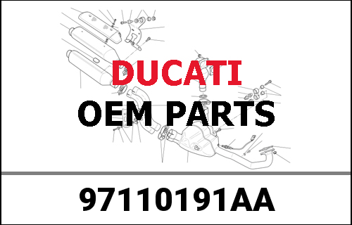 DUCATI純正 SPORT PLEXIGLAS SUPPORT BRACKET (BLACK) | 97110191AA