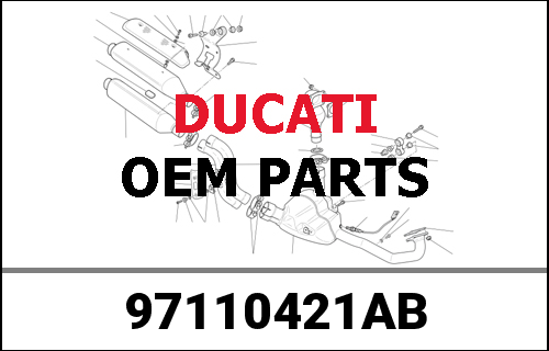 DUCATI純正 SW RH HEADLIGHT FAIRING PANEL | 97110421AB