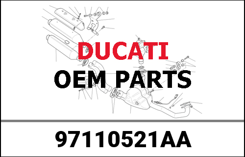 DUCATI純正 BLACK LH WINDSCREEN SUPPORT | 97110521AA
