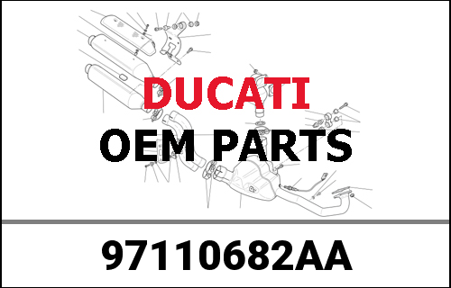 DUCATI純正 RED COMPLETE RH LOWER SIDE FAIRING | 97110682AA