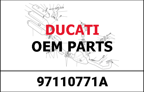 DUCATI純正 RACING NUMBER PLATE HOLDER BOTTOM COVER | 97110771A