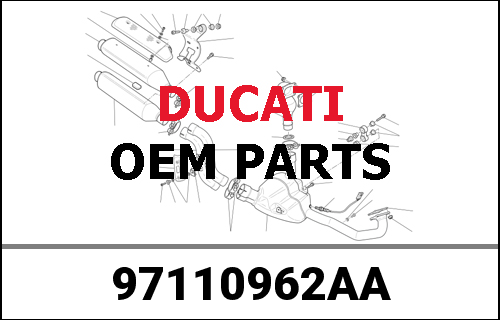 DUCATI純正 STAFFA SUPPORTO ANTIFURTO 1309 | 97110962AA