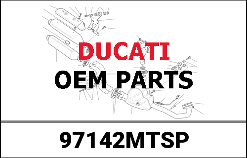 DUCATI純正 PIASTRA ALLOGGIAMENTO RADIOANODIZZATA NA | 97142MTSP