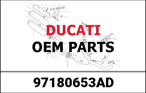 DUCATI純正 SET RACING EXHAUST LOWER FAIR.V4S 916 | 97180653AD