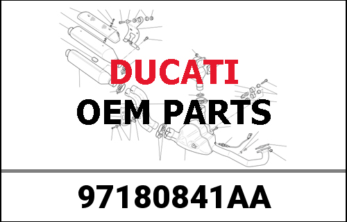 DUCATI純正 Plastic wing set | 97180841AA