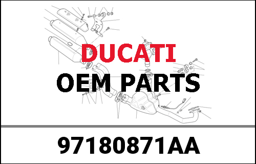 DUCATI純正 PAAR COVER ABNAHME WINGLETS SBK V4- ROT | 97180871AA