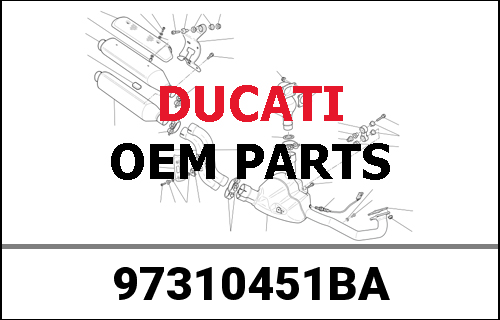 DUCATI純正 FINISHED NUMBER PLATE HOLDER SUPPORT | 97310451BA