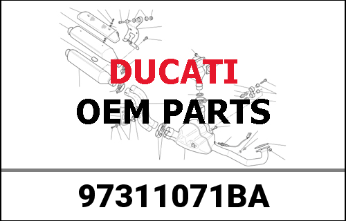 DUCATI純正 NO.PLATE HOLDER METAL SHEET SUPPORT | 97311071BA
