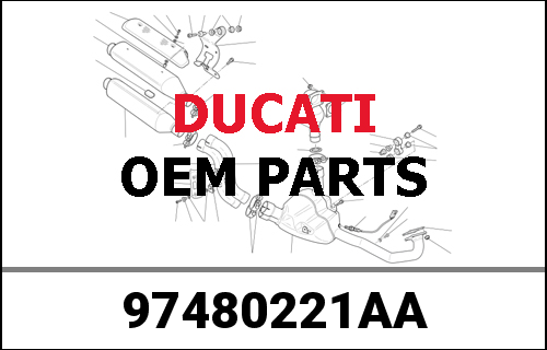 DUCATI純正 TANK-KLEBESCHUTZ SCR | 97480221AA