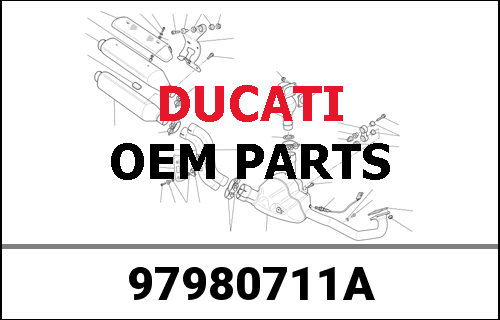 DUCATI純正 DUCATI CORSE BRAKE FLUID RESERVOIR CLAMP | 97980711A