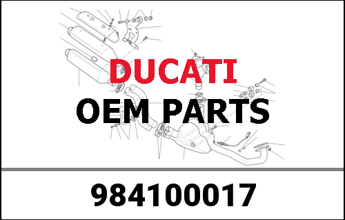 DUCATI純正 DUCATI SERVICE STICKER | 984100017